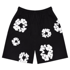 Denim Tears The Cotton Wreath Shorts ‘Black’