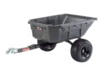 Ohio Steel ATV CARTS 12.5 cu. ft. Poly ATV Cart, 1250 lb. capacity w/ swivel dump #4048PS-ATV