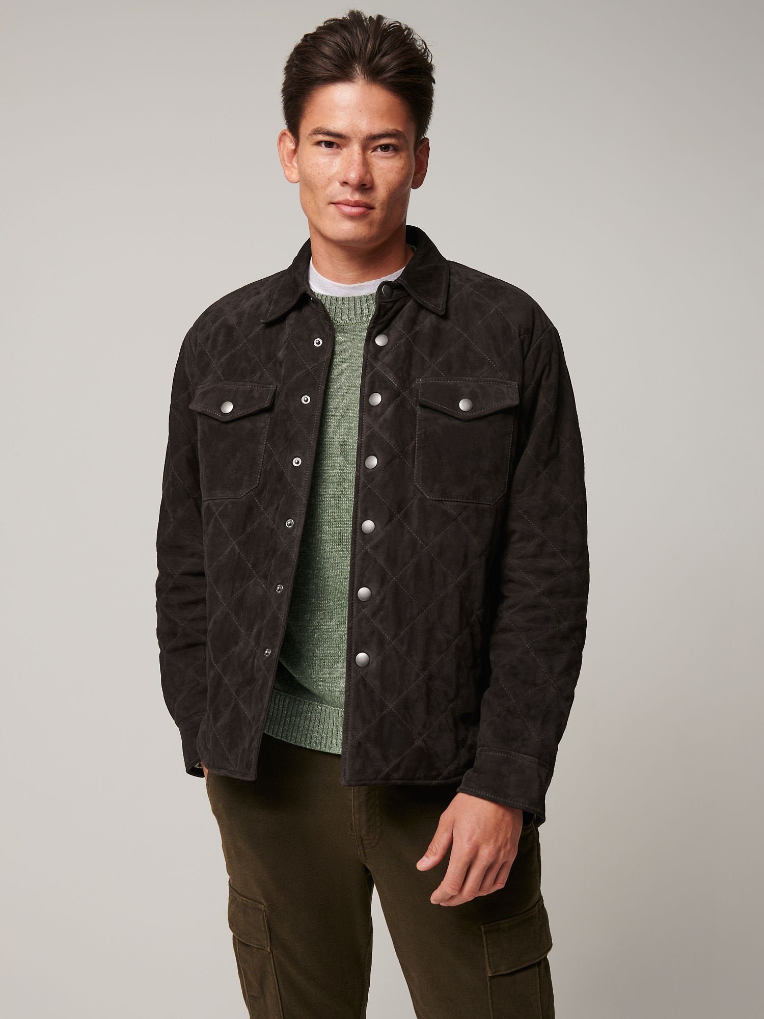 Hawkeye Suede Leather Shirt Jacket - Image 4