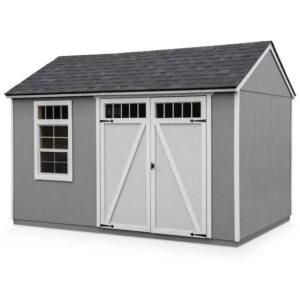 Heartland Coronado 12′ x 8′ Gable Engineered Storage Shed with Floor Durable Outdoor Wood Building