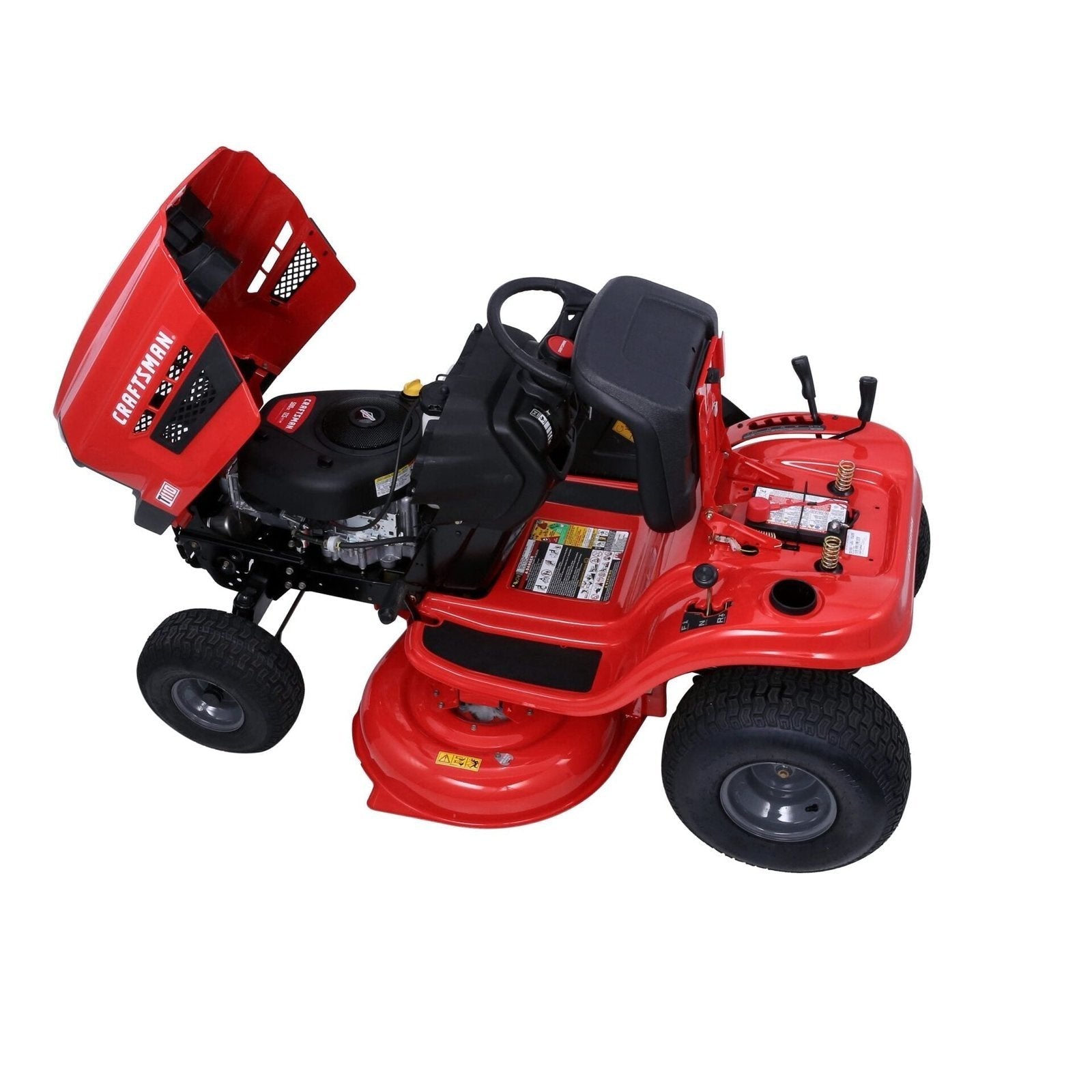 CRAFTSMAN Riding Lawn Mower with Snow Plow - Image 3
