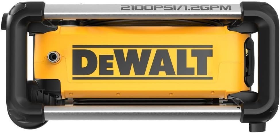 DEWALT Electric Pressure Washer, 2100 PSI, Jobsite Power Washer (DWPW2100) Yellow - Image 3