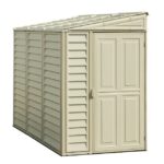 DuraMax Building Products 4-ft x 8-ft Sidemate Off-white Lean-to Vinyl Storage Shed