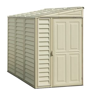 DuraMax Building Products 4-ft x 8-ft Sidemate Off-white Lean-to Vinyl Storage Shed