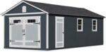 Handy Home Products Manhattan 12×24 Garage Do-it-Yourself Wooden Storage Shed, Does not Include Paint and Roofing Shingles