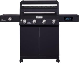 Monument Grills Denali 425 Black Smart Tech Propane Gas Grill