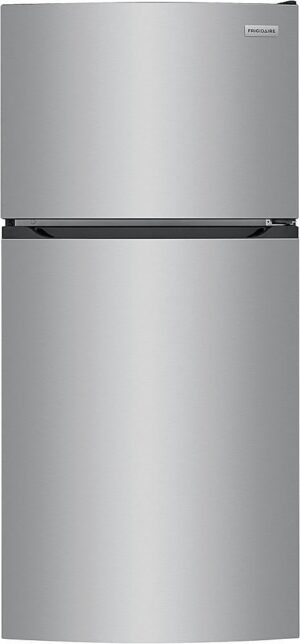 Frigidaire – 13.9 Cu. Ft. Top-Freezer Refrigerator – Brushed Steel
