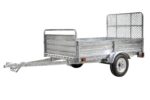 DK2 5-ft x 7-ft Steel Utility Trailer with Ramp Gate ( 1639-lb Capacity ) 2491713