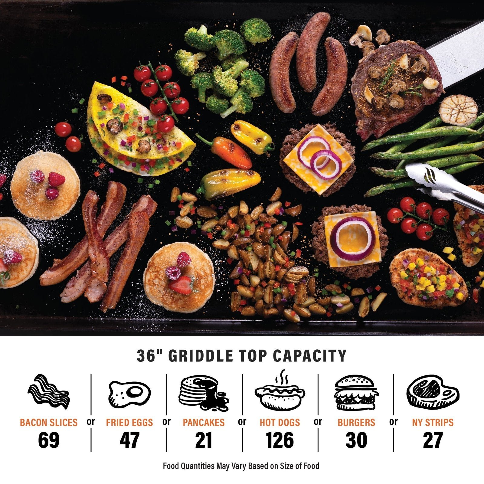 Blackstone Original Outdoor Griddle, 4-Burner 36″ Propane Flat Top Grill with Hood, Black - Image 11