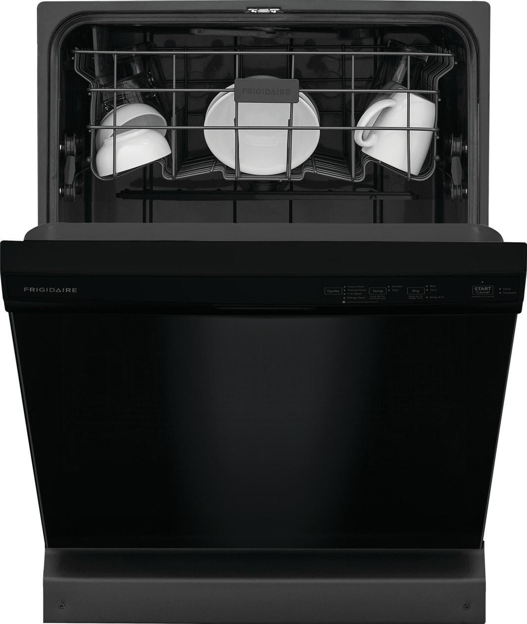 Frigidaire 24″ Built-In Dishwasher, Front Control, Black - Image 4