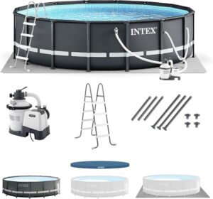 Intex Ultra XTR 14 ft. Round 42 in. Deep Soft Sided Above Ground Swimming Pool