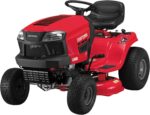 Craftsman 36″ Gas Riding Lawn Mower, 11.5 HP Briggs & Stratton Engine, 7-Speed Transmission, Red/Black