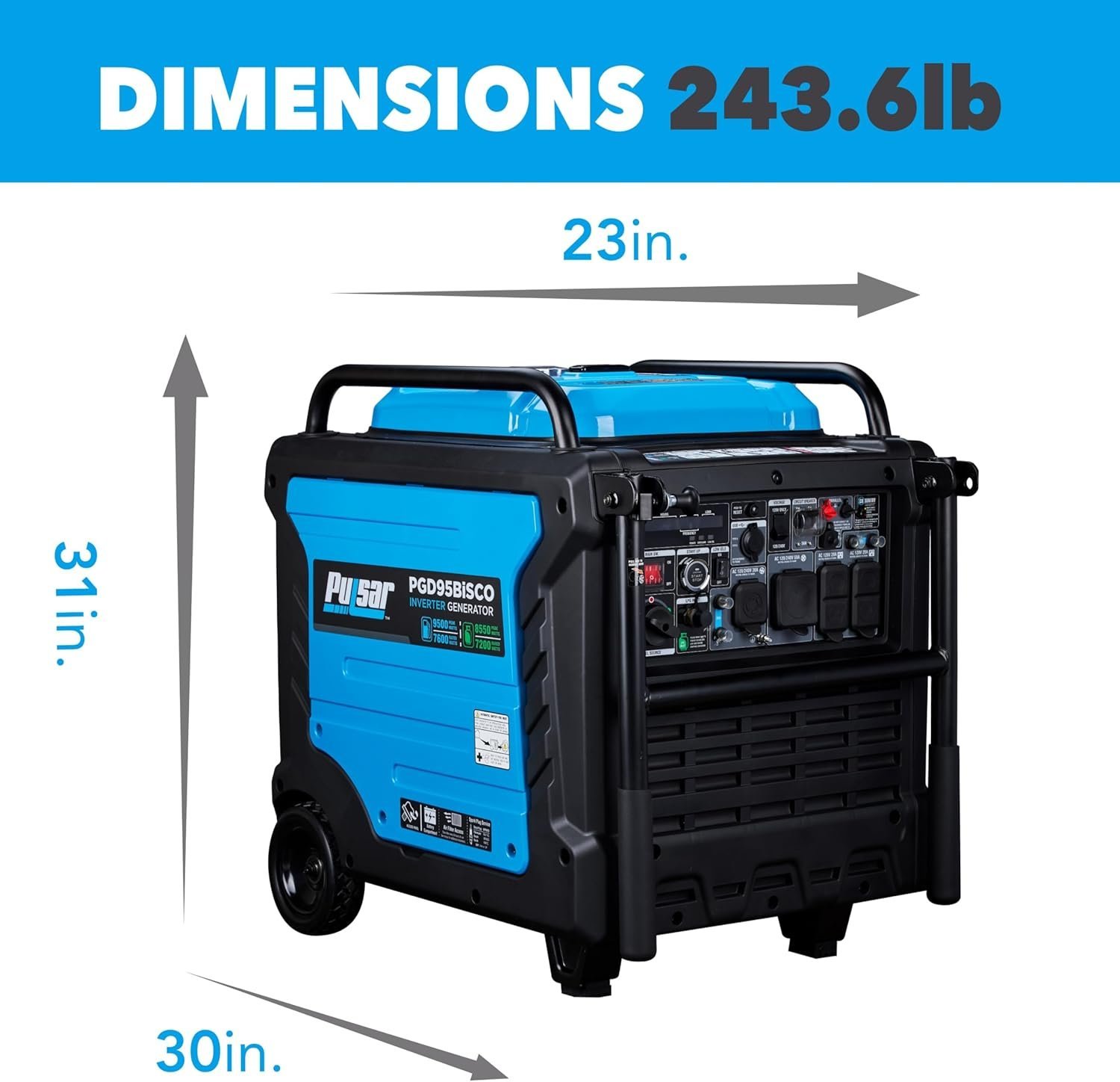 Pulsar PGD95BISCO Inverter Generator - Image 3