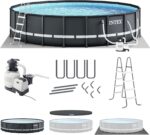 INTEX Ultra XTR Frame Round Above Ground Swimming Pool Set with Pump