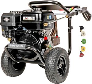 Simpson PowerShot PS60843 – 4400 PSI 4.0 GPM Commercial Gas Pressure Washer with 50 ft Hose | Cold Water, 49-State Compliant