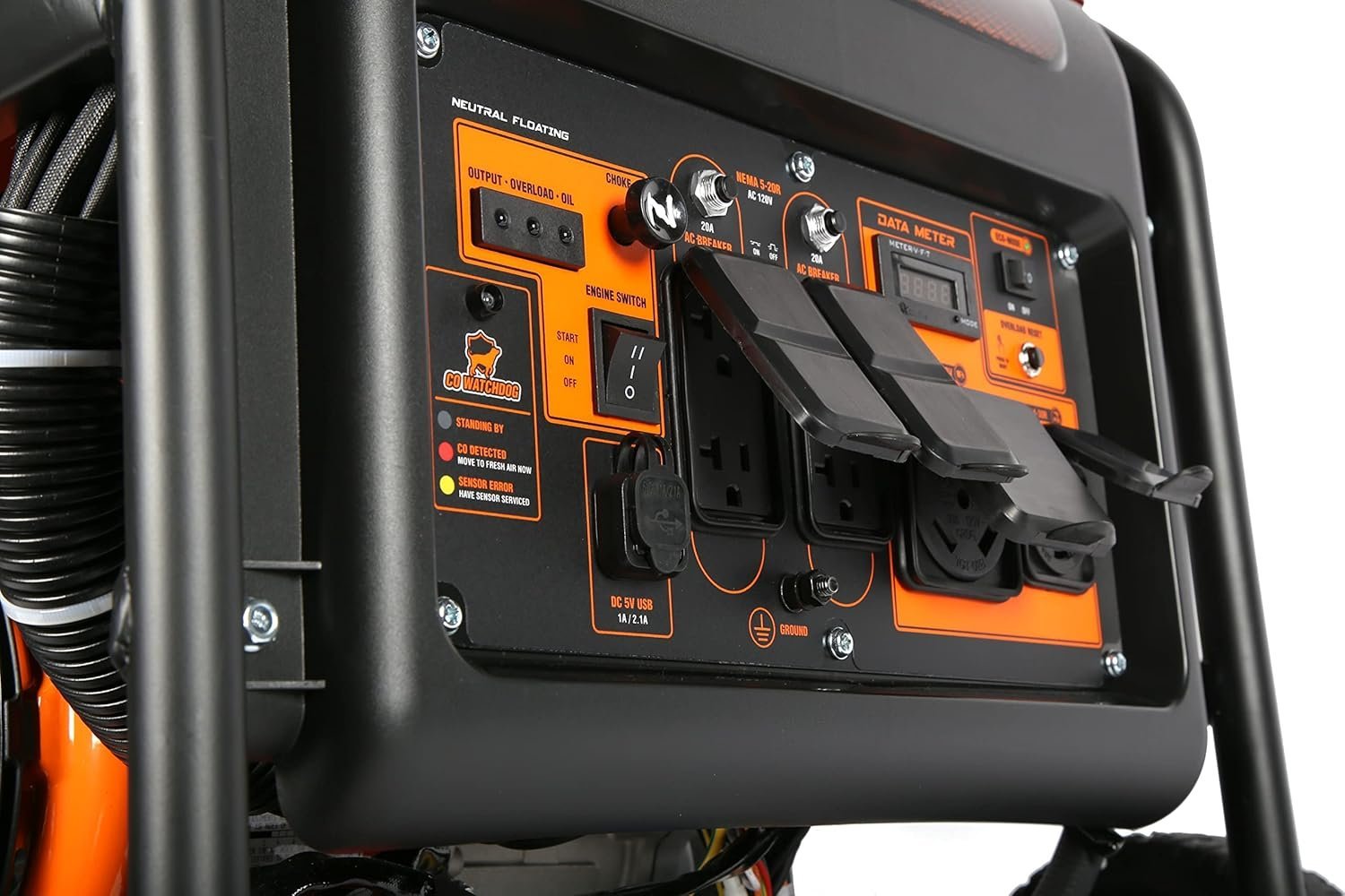 WEN DF875iX 8750-Watt RV and Transfer-Switch-Ready 120V/240V Dual - Image 3