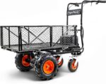 SuperHandy 48V Electric Power Wagon Utility Cart, 660 lb Load, 1000 lb Hauling Capacity