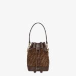 Fendi Leather Mini-bag With Ff Print
