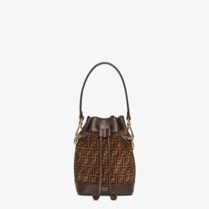 Fendi Leather Mini-bag With Ff Print