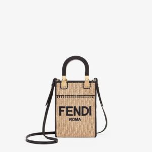 Fendi Braided Straw Mini-bag