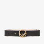 Fendi Black Leather Belt