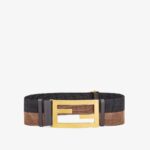 Fendi Brown Ribbon Belt