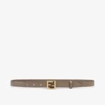 Fendi Brown Leather Belt