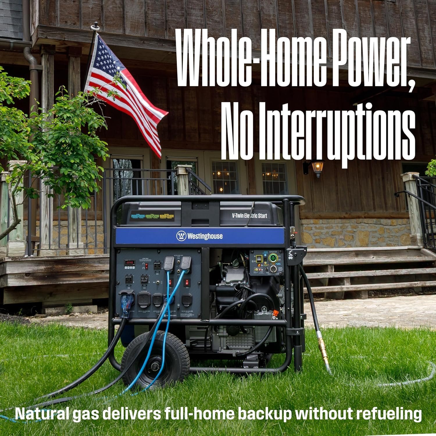 Westinghouse 28,000/20.000-Watt Tri-Fuel Portable Generator - Image 6