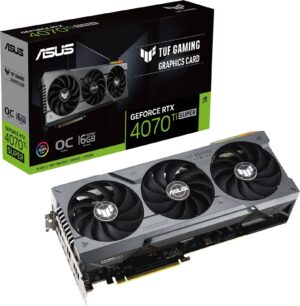 ASUS TUF Gaming NVIDIA GeForce RTX 4070 Ti SUPER OC Edition 2 x HDMI 3 x DP 16GB
