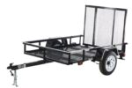 Carry-On Trailer 4-ft x 7-ft Steel Mesh Utility Trailer