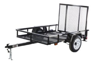 Carry-On Trailer 4-ft x 7-ft Steel Mesh Utility Trailer