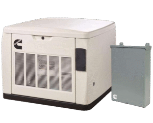Cummins RS20AC A061C602 20kW WiFi Quiet Connect™ Series Standby Generator LP/NG with 200A Automatic Transfer Switch Scratch and Dent