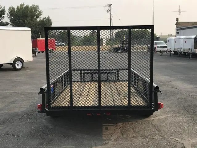 5.5 X 10 Carry-On Utility Pipe Top w/ Mesh Tongue Box Trailer - Image 3