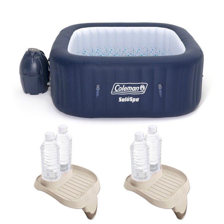 Coleman 4 – Person 114 – Jet Square Inflatable Hot Tub in Blue