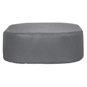 Coleman 6 – Person 114 – Jets Plastic Square Inflatable Hot Tub in Gray