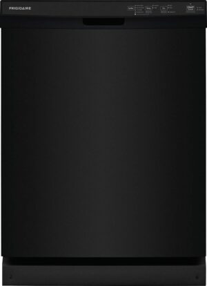 Frigidaire 24″ Built-In Dishwasher, Front Control, Black