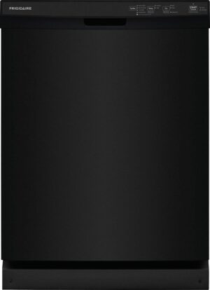 Frigidaire 24″ Built-In Dishwasher, Front Control, Black