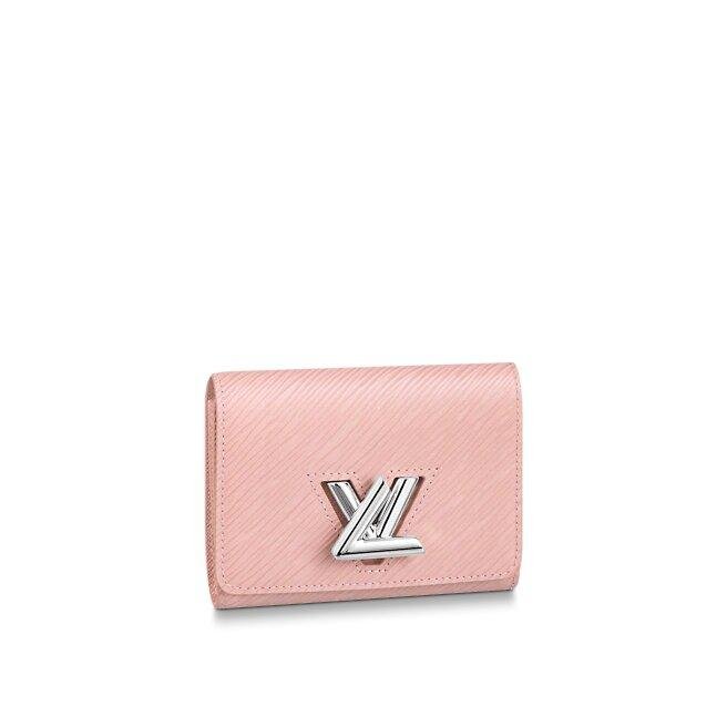 Louis Vuitton TWIST COMPACT WALLET Rose Ballerine Pink