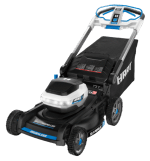 HART 40-Volt 21-inch Supercharge 3-in-1 Self-Propelled Mower Kit, (2) 6.0Ah Lithium-Ion Batteries