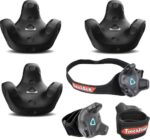 HTC 3 Pack VR VIVE Tracker (3.0) with Rebuff Reality TrackBelt 2 TrackStraps