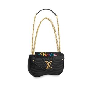 Louis Vuitton NEW WAVE CHAIN BAG MM BLACK