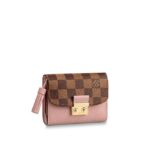 Louis Vuitton CROISETTE COMPACT WALLET Magnolia Pink