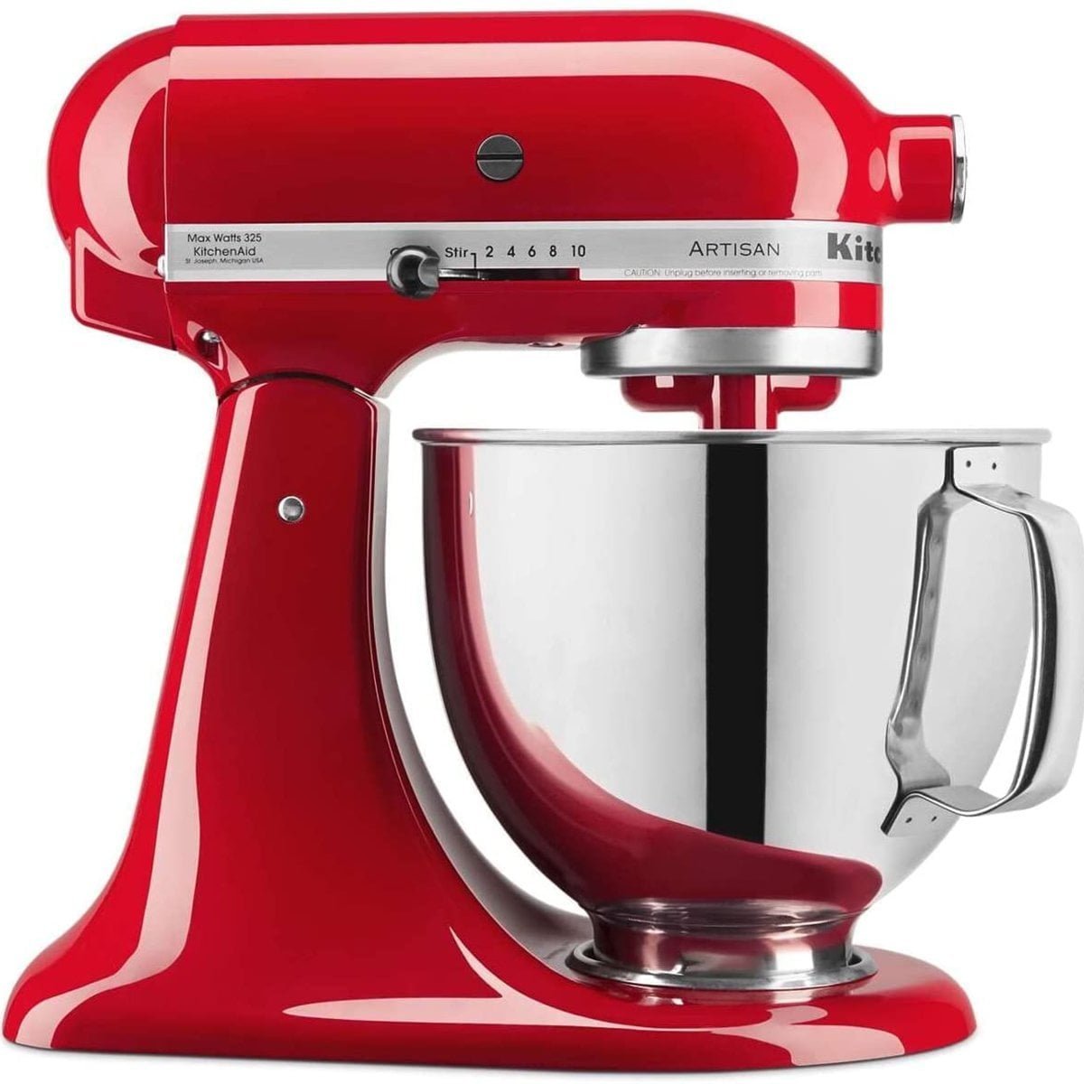 Artisan® Series 5 Quart Tilt-Head Stand Mixer – Passion Red