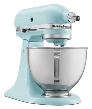 Deluxe 4.5 Quart Tilt-Head Stand Mixer – Mineral Water Blue
