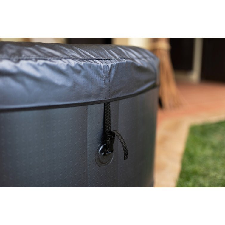 Mspa, Carlton, Muse Series, Self-Inflatable Hot Tub & Spa, Hydromessage Jets & Air Bubble System, Round – 4 Persons - Image 9