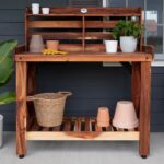 Potting Table/Bench/Serving Bar – Acacia Wood