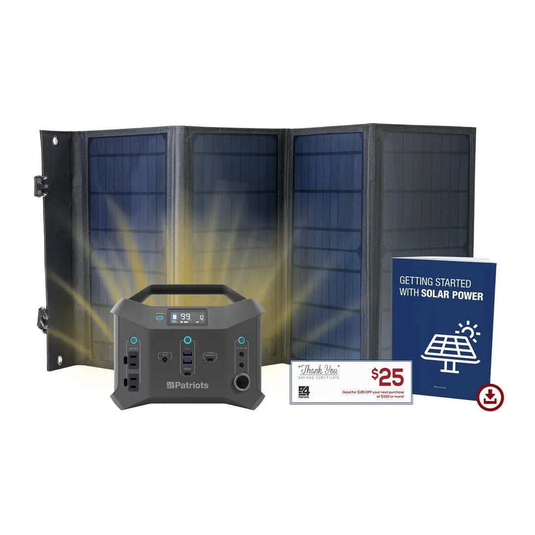 Patriot Power Sidekick Solar Generator & Solar Panel - Image 2