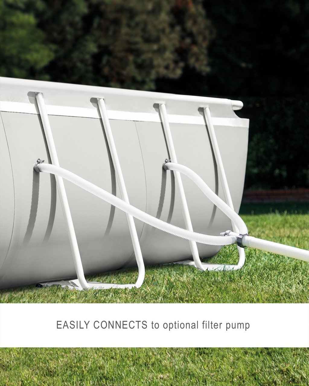 Prism Frame™ 20′ x 10′ x 48″ Oval Above Ground Pool Set - Image 8