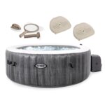 Purespa Plus Inflatable Hot Tub Jet Spa with Maintenance Kit and 2 Seats