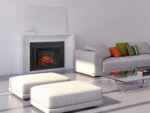 SimpliFire 30-In Electric Fireplace Insert with LED Flame and Multi-Color Ember Bed